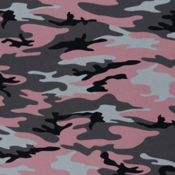 Jersey - Camouflage rosa grau